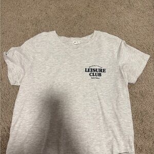 Garage Gray Kids T-Shirt with Navy Print